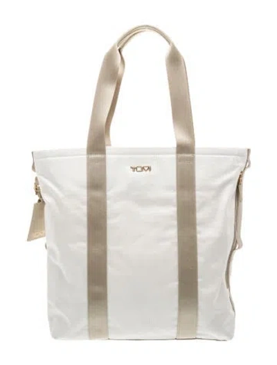 Pre-owned Tumi Nylon Top Handle Bag In Neutral