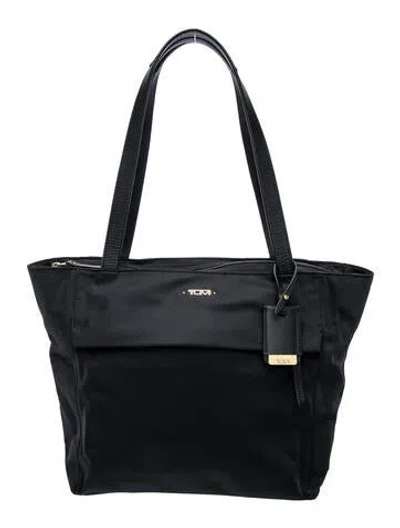 Pre-owned Tumi Nylon Tote In Black