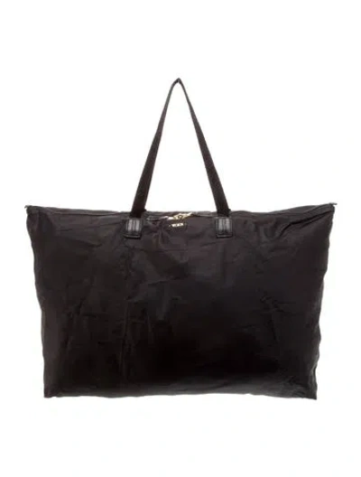 Pre-owned Tumi Nylon Tote In Black
