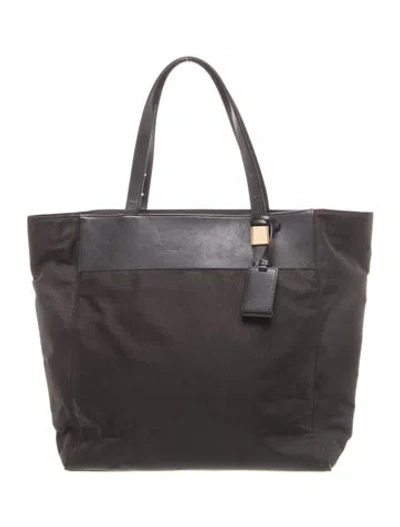 Pre-owned Tumi Nylon Tote In Black