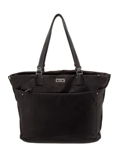 Pre-owned Tumi Nylon Tote In Black