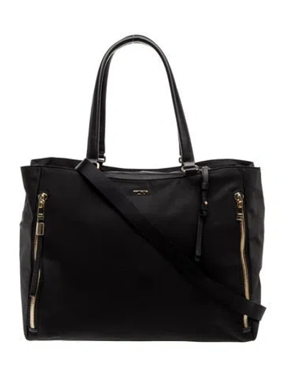 Pre-owned Tumi Nylon Tote In Black