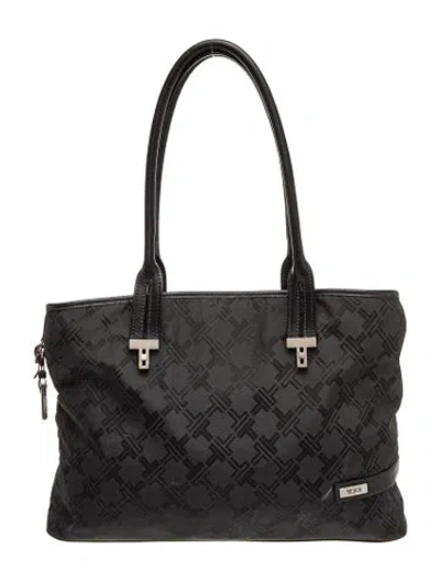 Pre-owned Tumi Nylon Tote In Black