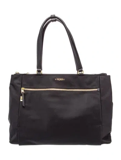 Pre-owned Tumi Nylon Tote In Black