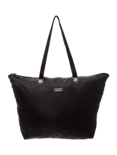 Pre-owned Tumi Nylon Tote In Black