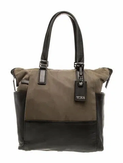 Pre-owned Tumi Nylon Tote In Black