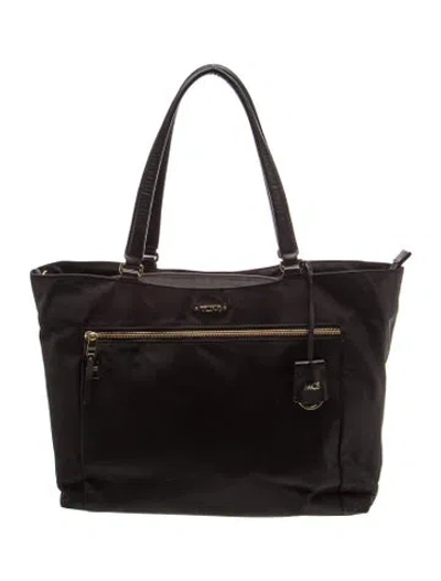 Pre-owned Tumi Nylon Tote In Black