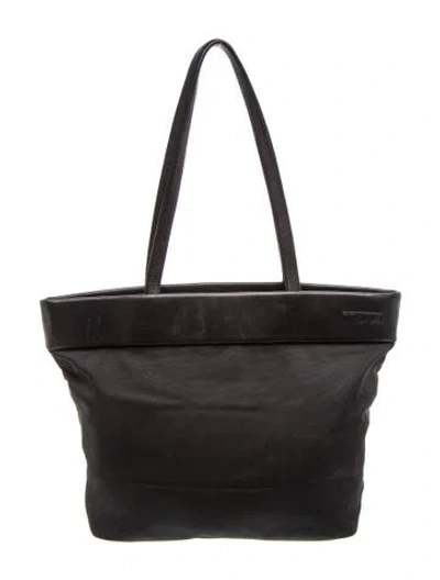 Pre-owned Tumi Nylon Tote In Black