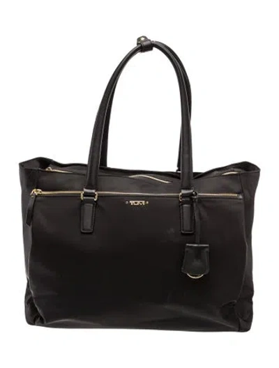 Pre-owned Tumi Nylon Tote In Black