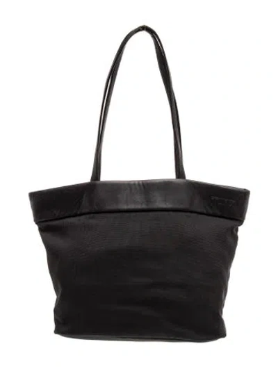 Pre-owned Tumi Nylon Tote In Black