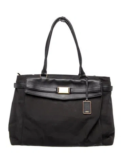 Pre-owned Tumi Nylon Tote In Black