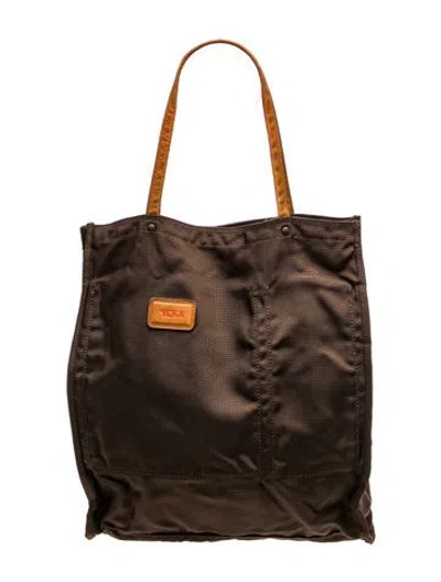 Pre-owned Tumi Nylon Tote In Black
