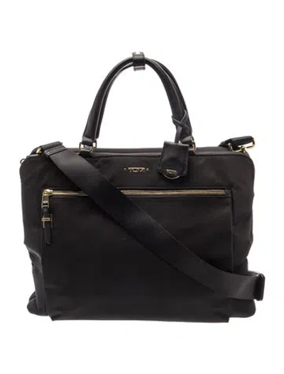 Pre-owned Tumi Nylon Tote In Black