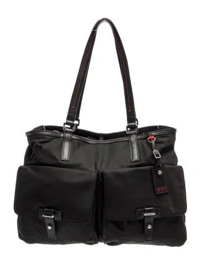 Pre-owned Tumi Nylon Tote In Black