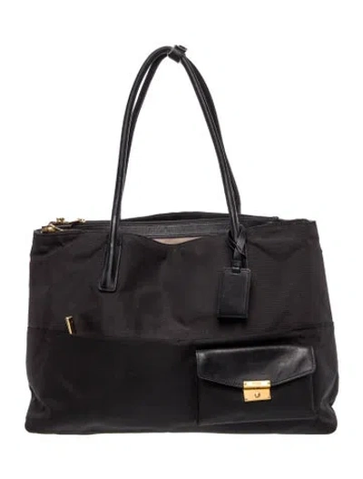 Pre-owned Tumi Nylon Tote In Black