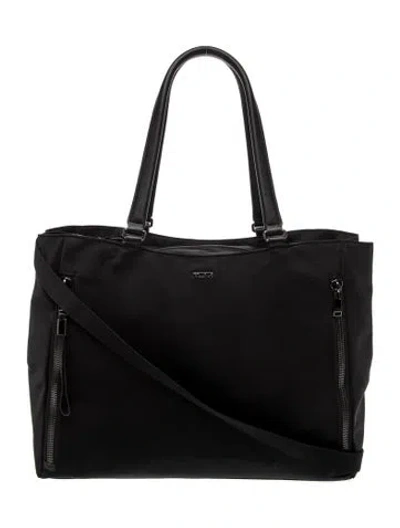 Pre-owned Tumi Nylon Tote In Black