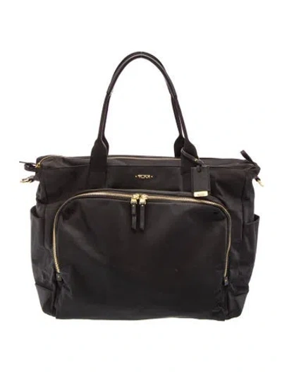 Pre-owned Tumi Nylon Tote In Black