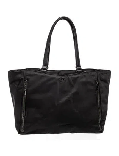 Pre-owned Tumi Nylon Tote In Black