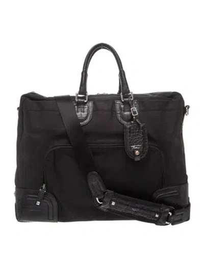 Pre-owned Tumi Nylon Tote In Black
