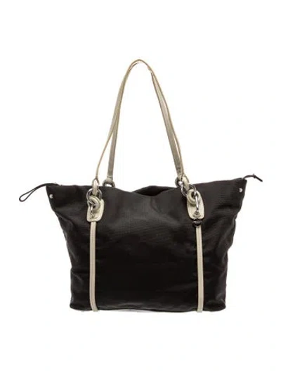 Pre-owned Tumi Nylon Tote In Black