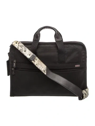 Pre-owned Tumi Nylon Tote In Black