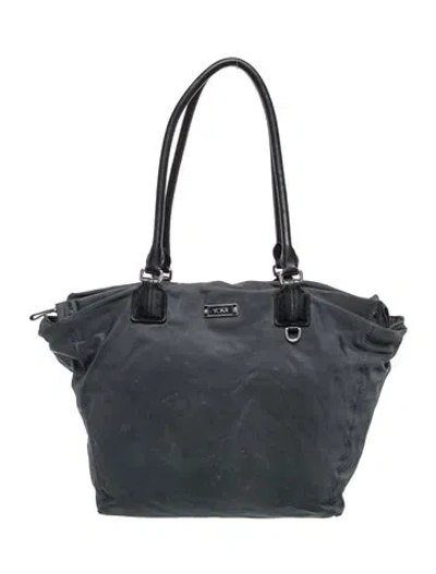Pre-owned Tumi Nylon Tote In Gray