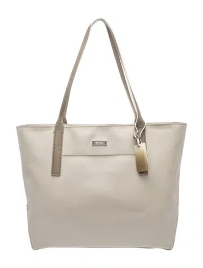 Pre-owned Tumi Nylon Tote In Neutral