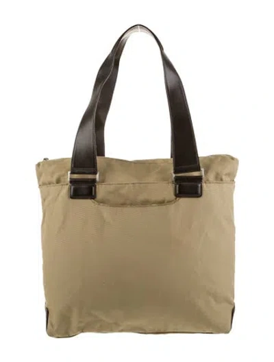Pre-owned Tumi Nylon Tote In Neutral
