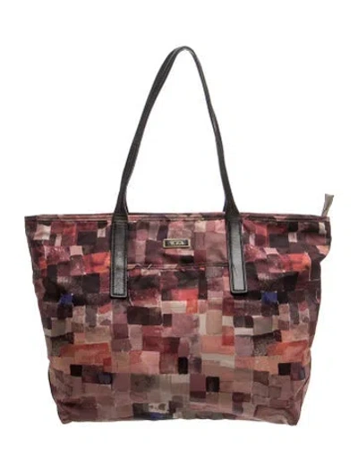 Pre-owned Tumi Nylon Tote In Neutrals