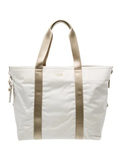 Pre-owned Tumi Nylon Tote In Neutrals