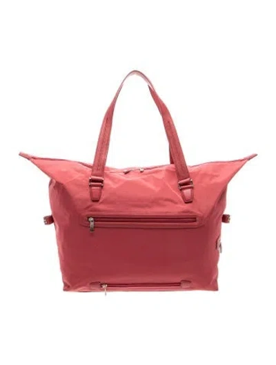 Pre-owned Tumi Nylon Tote In Pink