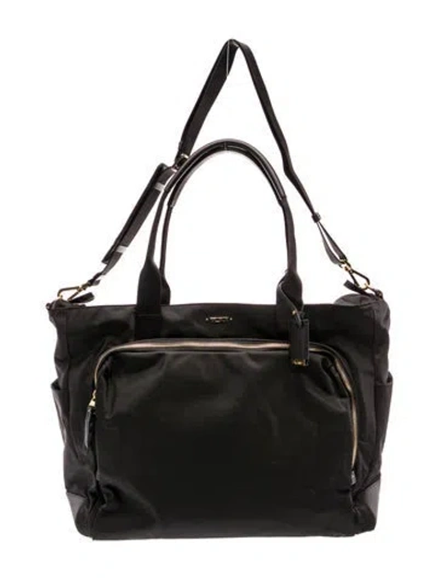 Pre-owned Tumi Nylon Tote W/ Tags In Black