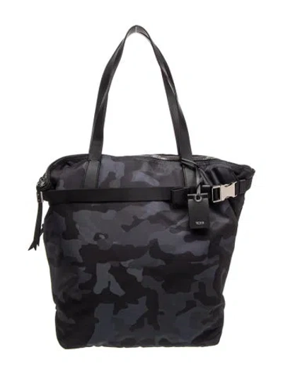 Pre-owned Tumi Nylon Tote W/ Tags In Black