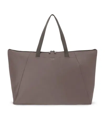 Tumi Nylon Voyageur Just In Case Foldable Tote Bag In Purple