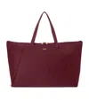 Tumi Nylon Voyageur Just In Case Foldable Tote Bag In Red