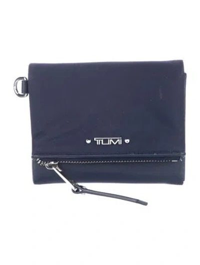 Pre-owned Tumi Nylon Wallet In Blue