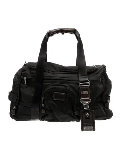 Pre-owned Tumi Nylon Weekender Bag In Black