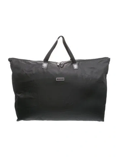 Pre-owned Tumi Nylon Weekender Bag In Black
