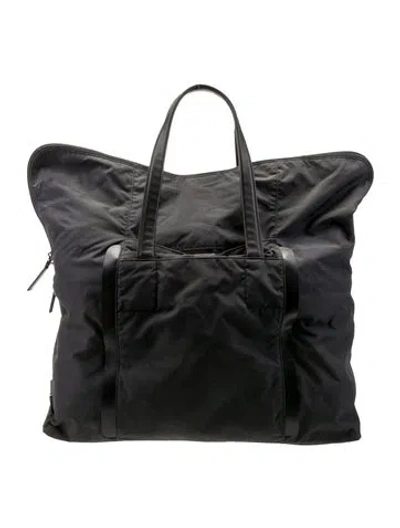 Pre-owned Tumi Nylon Weekender Bag In Black