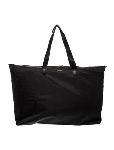 Pre-owned Tumi Nylon Weekender Bag In Black