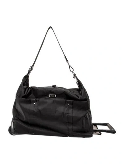 Pre-owned Tumi Nylon Weekender Bag In Black