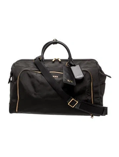 Pre-owned Tumi Nylon Weekender Bag In Black