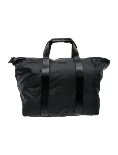 Pre-owned Tumi Nylon Weekender Bag In Black