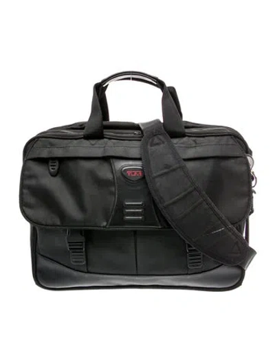 Pre-owned Tumi Nylon Weekender Bag In Black