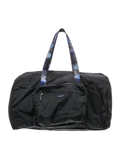 Pre-owned Tumi Nylon Weekender Bag In Black