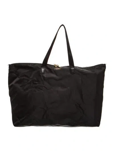 Pre-owned Tumi Nylon Weekender Bag In Black
