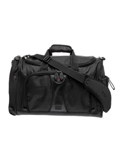 Pre-owned Tumi Nylon Weekender Bag In Black