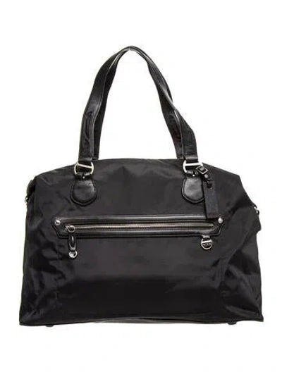 Pre-owned Tumi Nylon Weekender Bag In Black