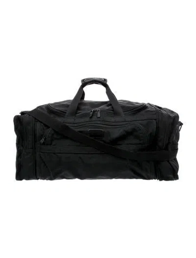 Pre-owned Tumi Nylon Weekender Bag In Black
