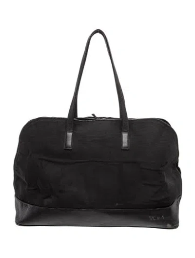Pre-owned Tumi Nylon Weekender Bag In Black